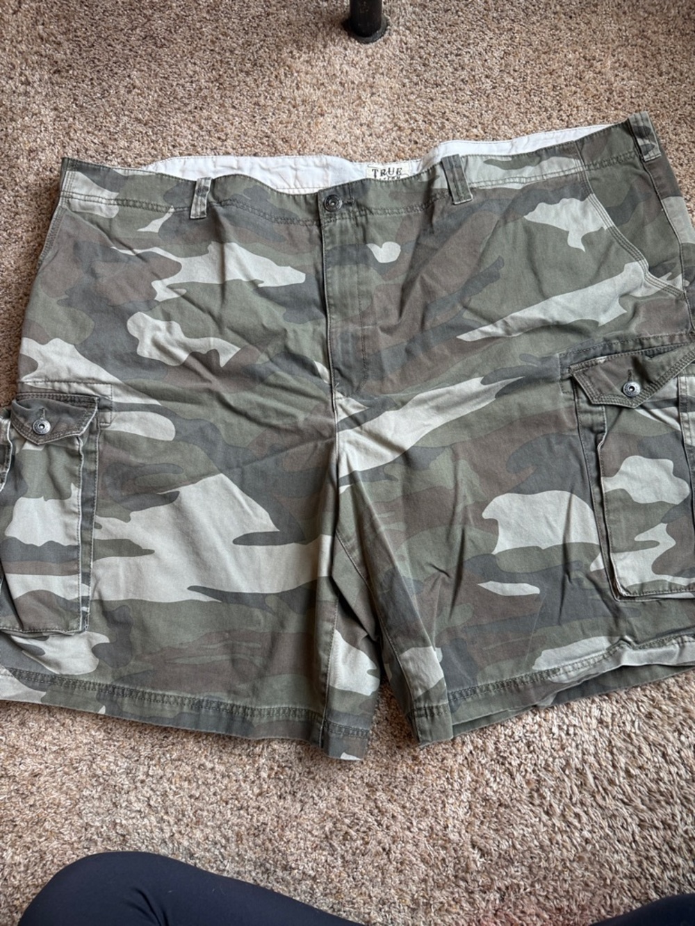 Men's Camo Cargo Shorts - True Timber Olive Camo